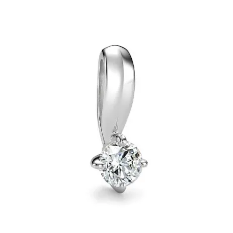Pandantiv din aur alb cu Diamant
