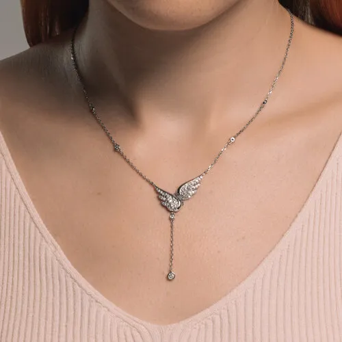 Colier din argint cu Cubic Zirconia Incolor