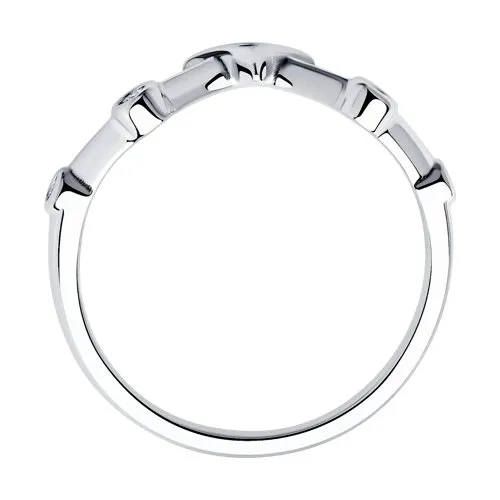 Inel din argint cu Cubic Zirconia Incolor