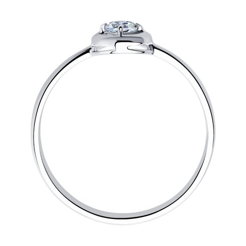 Inel din argint  cu pietre Cubic Zirconia Incolor