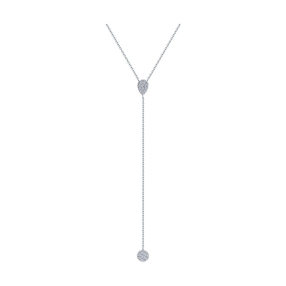 Colier din argint  cu pietre Cubic zirconia