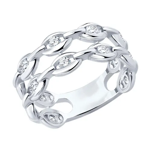 Inel din argint cu Cubic Zirconia Incolor