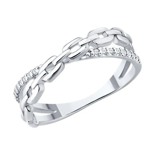 Inel din argint cu Cubic Zirconia Incolor