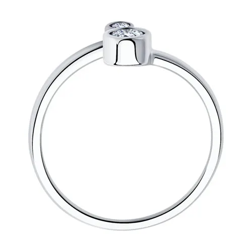 Inel din argint cu Cubic Zirconia Incolor