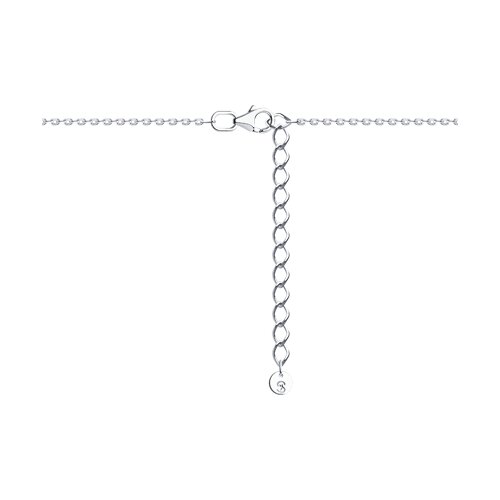 Colier din argint  cu pietre Cubic Zirconia Incolor