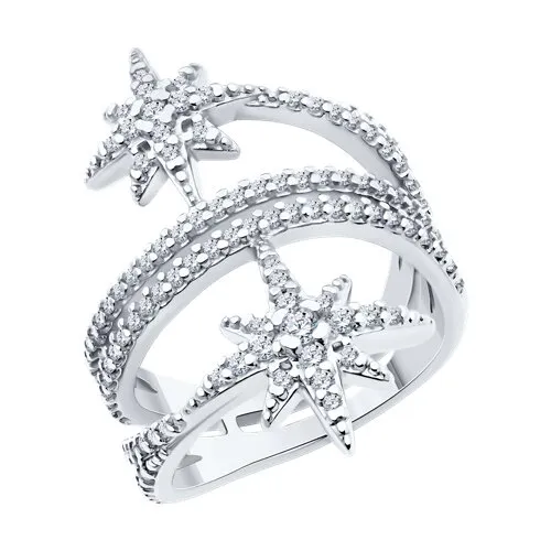 Inel din argint cu Cubic Zirconia Incolor