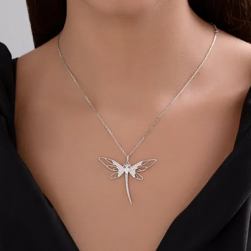 Colier din argint cu Cubic Zirconia Incolor