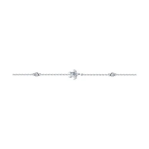 Brățară p/u Picior din argint cu Cubic Zirconia Incolor