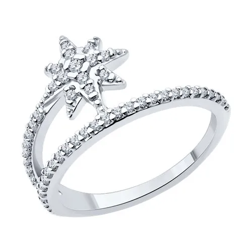Inel din argint cu Cubic Zirconia Incolor