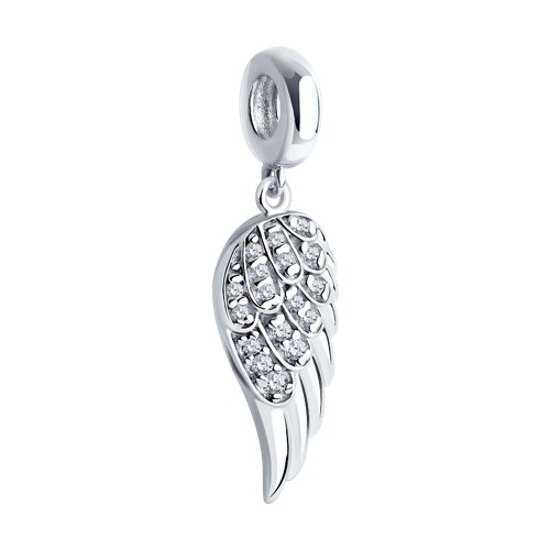 Pandantiv din argint  cu pietre Cubic Zirconia Incolor