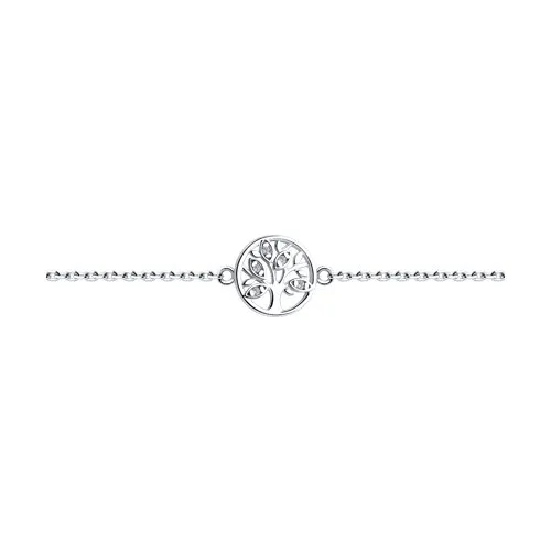Brățară din argint cu Cubic Zirconia Incolor