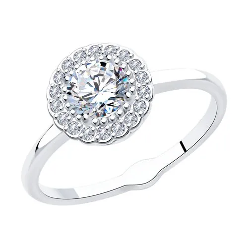 Inel din argint cu Cubic Zirconia Incolor