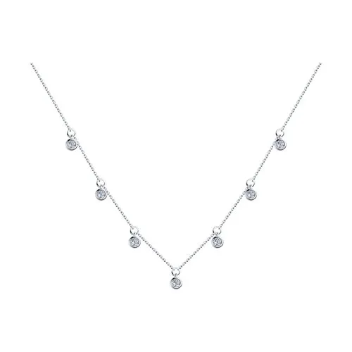 Colier din argint cu Cubic Zirconia Incolor
