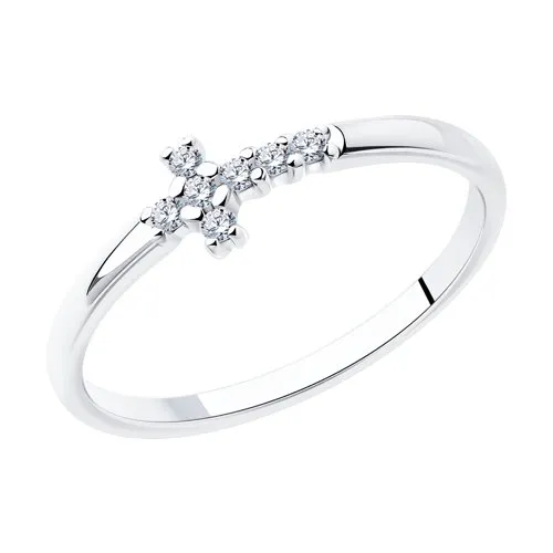 Inel din argint cu Cubic Zirconia Incolor