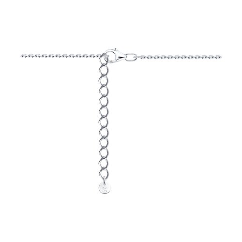 Colier din argint  cu pietre Cubic Zirconia Incolor