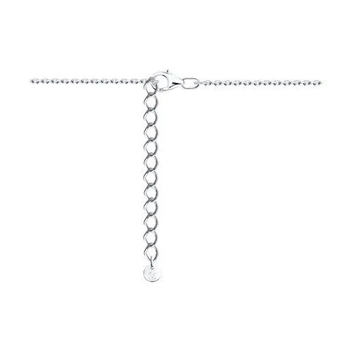 Colier din argint cu Cubic Zirconia Incolor