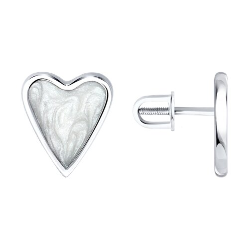 Cercei Pusete din argint  cu pietre Emailare