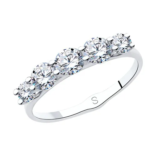Inel din argint cu Cubic Zirconia Incolor