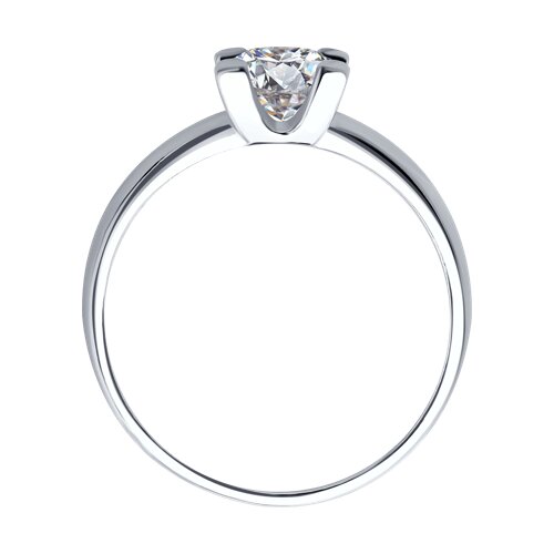 Inel din argint  cu pietre Cubic Zirconia Incolor
