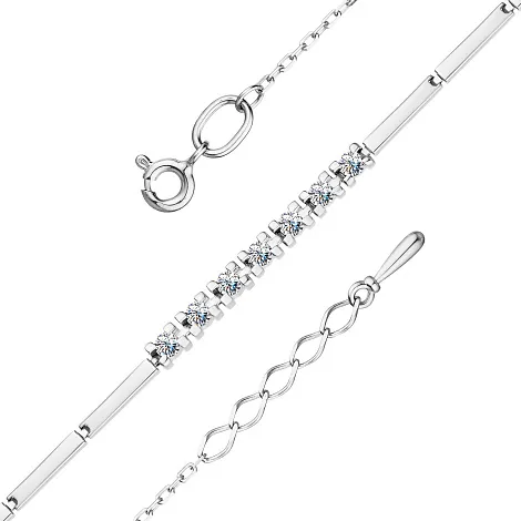 Brățară din aur alb cu Diamant