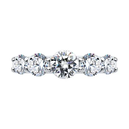 Inel din argint cu Cubic Zirconia Incolor