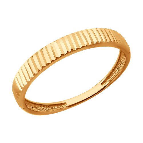 Inel din aur roșu fără pietre