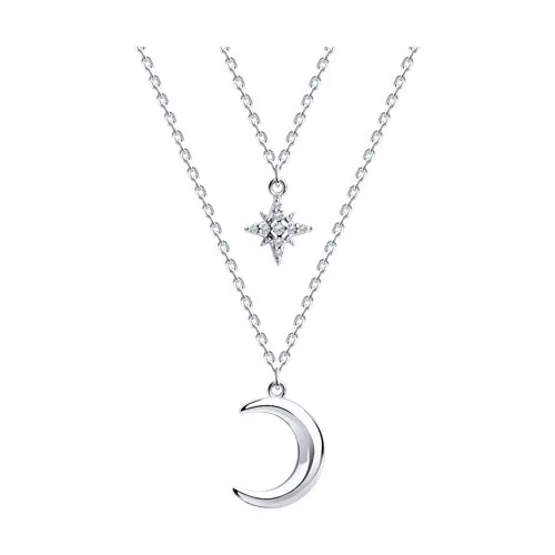 Colier din argint cu Cubic Zirconia Incolor