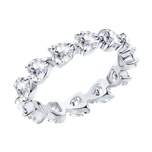Inel din argint cu Cubic Zirconia Incolor