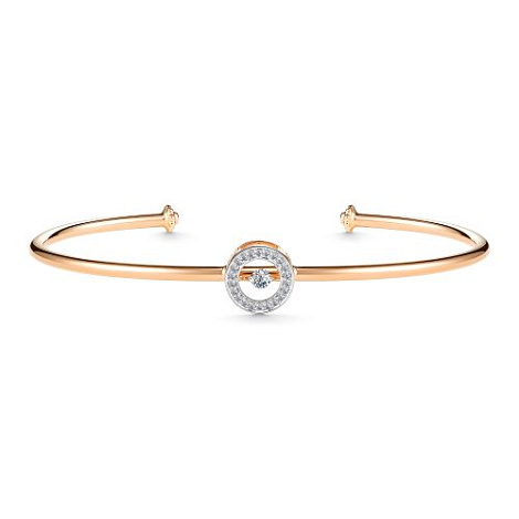 Brățară din aur roșu cu pietre Diamant
