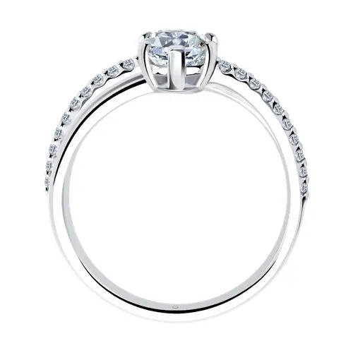 Inel din argint cu Cubic Zirconia Incolor
