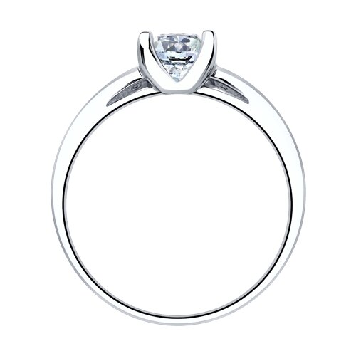 Inel din argint  cu pietre Cubic Zirconia Incolor
