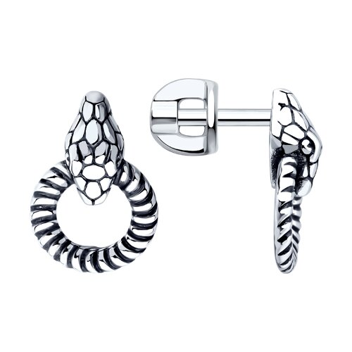 Cercei Pusete din argint  fără pietre