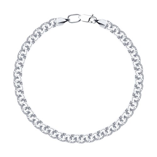 Браслет из серебра без камней