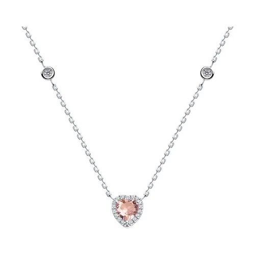 Colier din argint cu Cubic Zirconia Incolor, Sital sintetic