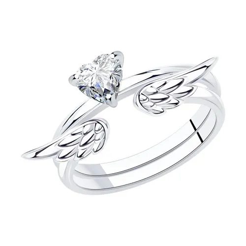 Inel din argint cu Cubic Zirconia Incolor
