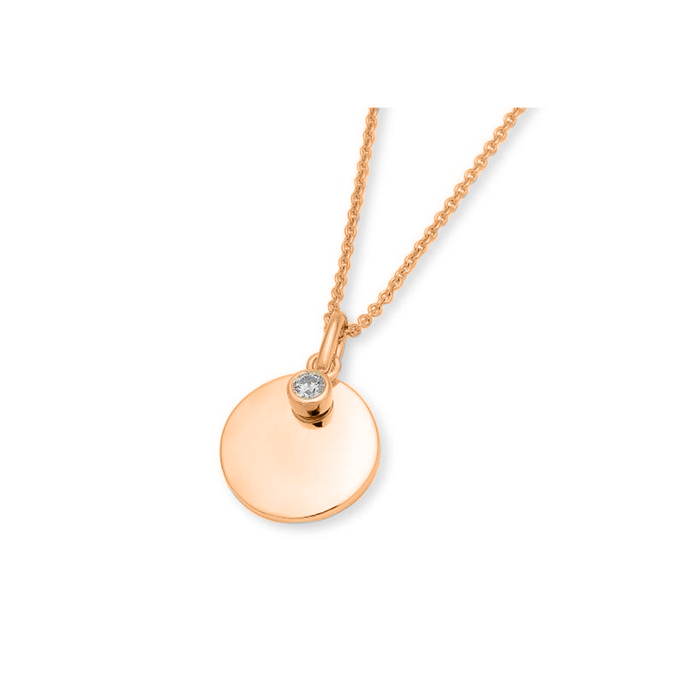 Колье из красного золота с камнями Бриллиант