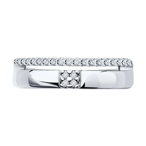 Inel din argint cu Cubic Zirconia Incolor