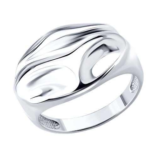 Кольцо из серебра без камней