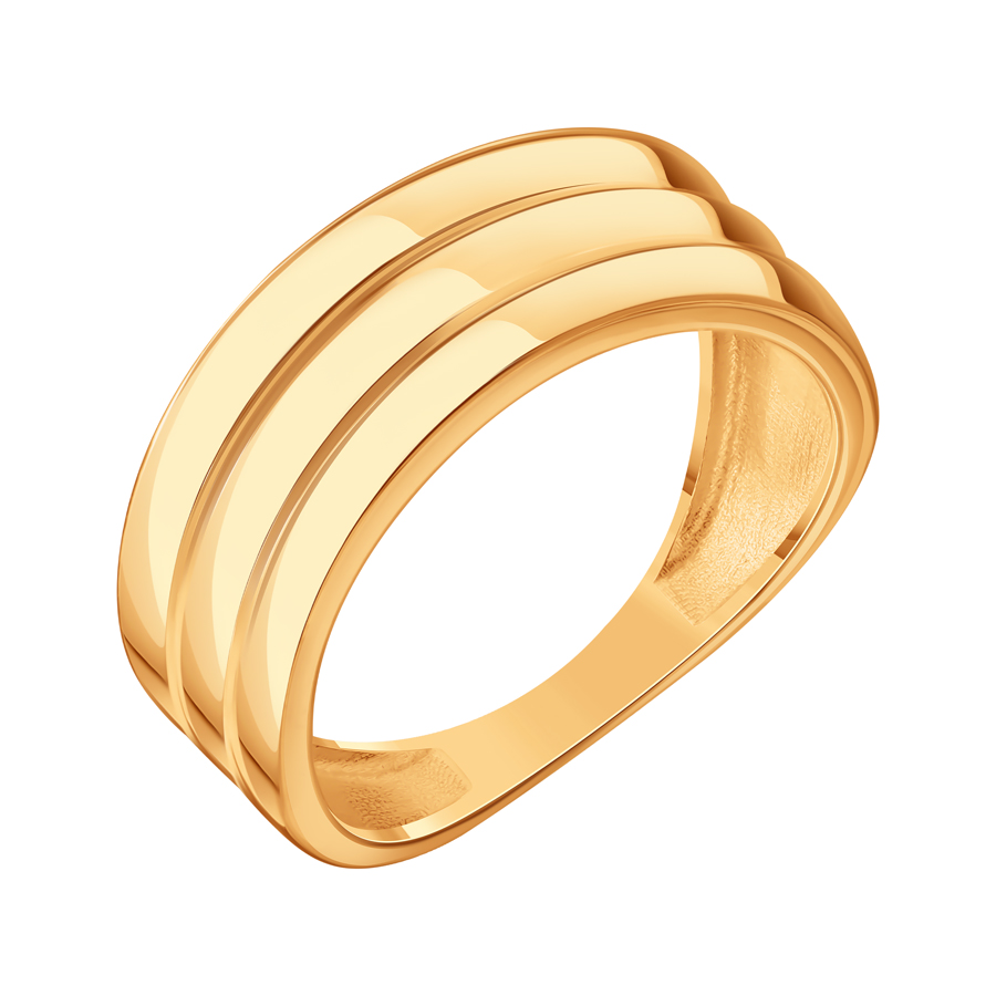 Inel din aur roșu fără pietre