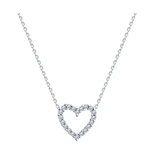 Colier din argint cu Cubic Zirconia Incolor