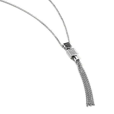 Colier din aur alb cu Diamant, Diamant negru
