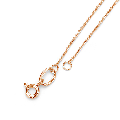 Колье из красного золота с камнями Бриллиант, Изумруд