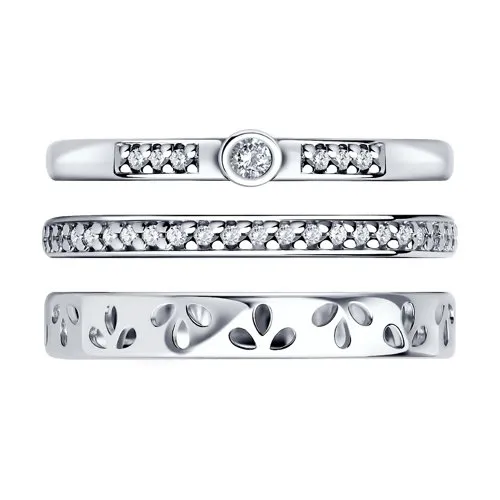 Inel din argint cu Cubic Zirconia Incolor