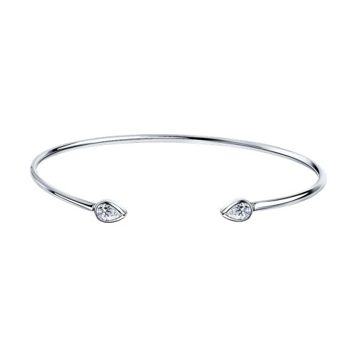 Brățară din argint  cu pietre Cubic Zirconia Incolor