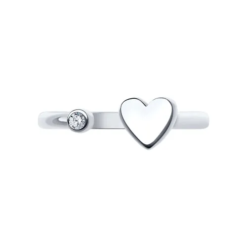Inel din argint cu Cubic Zirconia Incolor