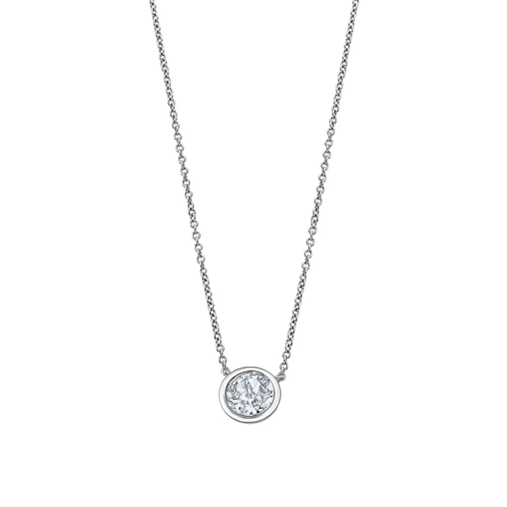 Colier din argint cu Cubic Zirconia Incolor