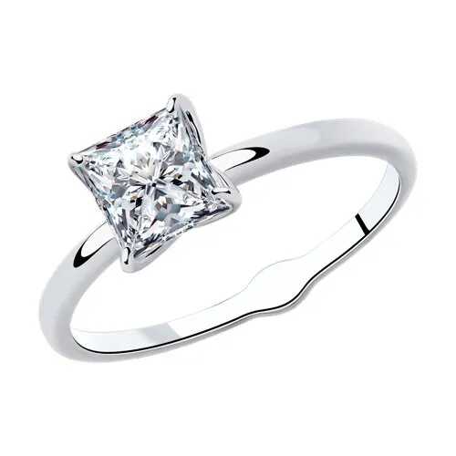 Inel din argint cu Cubic Zirconia Incolor