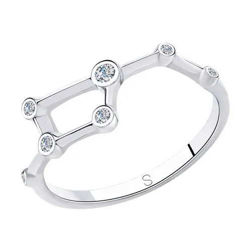 Inel din argint cu Cubic Zirconia Incolor