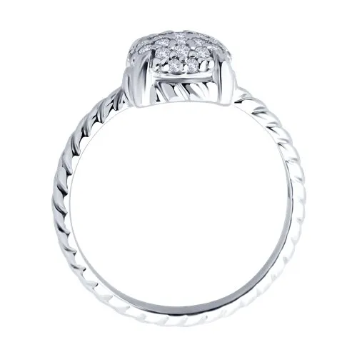 Inel din argint cu Cubic Zirconia Incolor
