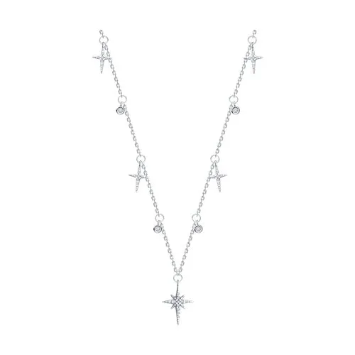 Colier din argint cu Cubic Zirconia Incolor